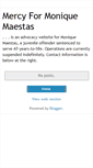 Mobile Screenshot of mercyformoniquemaestas.blogspot.com