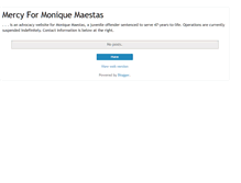 Tablet Screenshot of mercyformoniquemaestas.blogspot.com