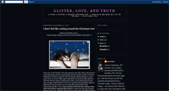 Desktop Screenshot of glitterlovetruth.blogspot.com