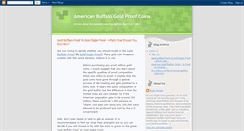 Desktop Screenshot of americanbuffalogoldproofcoin.blogspot.com