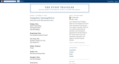 Desktop Screenshot of fussytraveler.blogspot.com