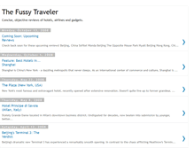 Tablet Screenshot of fussytraveler.blogspot.com