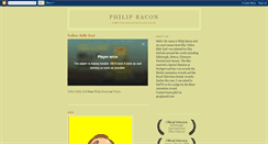 Desktop Screenshot of philipbacon.blogspot.com