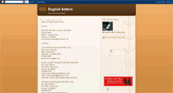 Desktop Screenshot of allaboutenglishsetters.blogspot.com