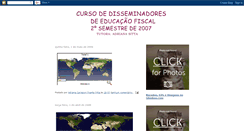 Desktop Screenshot of disseminadoresfiscaissegsemestre.blogspot.com