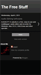 Mobile Screenshot of freeware-gnu.blogspot.com