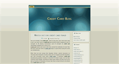 Desktop Screenshot of creditcard-at.blogspot.com