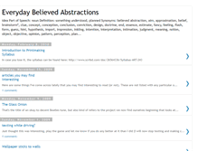 Tablet Screenshot of believedabstraction.blogspot.com