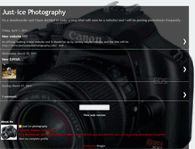 Tablet Screenshot of just-icephotography.blogspot.com