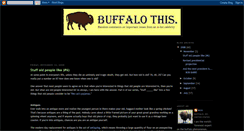 Desktop Screenshot of buffalothis.blogspot.com