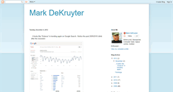 Desktop Screenshot of markdekruyter.blogspot.com