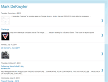 Tablet Screenshot of markdekruyter.blogspot.com