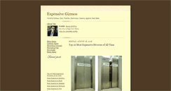 Desktop Screenshot of expensive-gizmos.blogspot.com