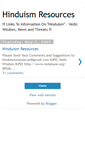 Mobile Screenshot of hinduismresources.blogspot.com