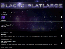 Tablet Screenshot of blackgirlatlarge.blogspot.com