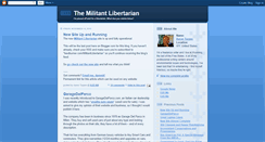 Desktop Screenshot of militantlibertarian.blogspot.com