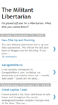 Mobile Screenshot of militantlibertarian.blogspot.com