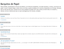 Tablet Screenshot of barquitosdepapel.blogspot.com