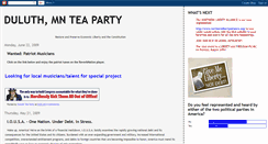 Desktop Screenshot of duluthteaparty.blogspot.com