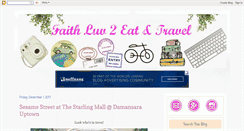 Desktop Screenshot of faithluv2eatntravel.blogspot.com