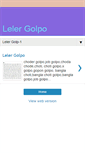 Mobile Screenshot of lelergolpo.blogspot.com