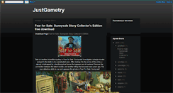 Desktop Screenshot of justgametry.blogspot.com