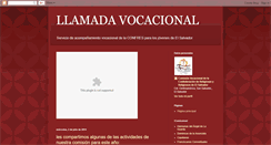 Desktop Screenshot of llamadavocacional.blogspot.com