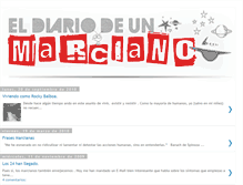 Tablet Screenshot of eldiariodeunmarciano.blogspot.com
