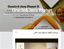 Tablet Screenshot of oracle-javaplanet.blogspot.com