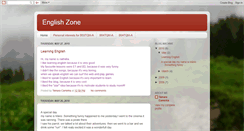 Desktop Screenshot of englishzone-online.blogspot.com