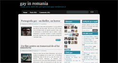 Desktop Screenshot of gayinromania.blogspot.com