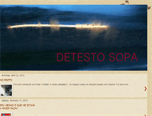 Tablet Screenshot of detesto-sopa.blogspot.com