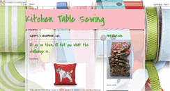 Desktop Screenshot of kitchentablesewing.blogspot.com