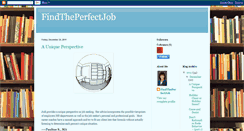 Desktop Screenshot of findtheperfectjob.blogspot.com