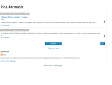 Tablet Screenshot of lina-farmasis.blogspot.com