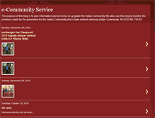 Tablet Screenshot of ecommunityservice.blogspot.com