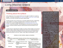 Tablet Screenshot of livingmgreene.blogspot.com