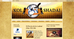 Desktop Screenshot of comunidadkolshadai.blogspot.com