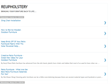 Tablet Screenshot of cecilsreupholstery.blogspot.com