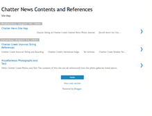 Tablet Screenshot of chatter-news-contents.blogspot.com