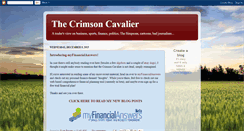 Desktop Screenshot of crimsoncavalier.blogspot.com