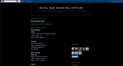 Desktop Screenshot of busschedules.blogspot.com