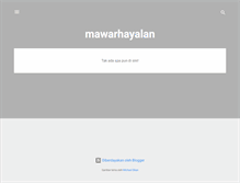 Tablet Screenshot of mawarhayalan.blogspot.com