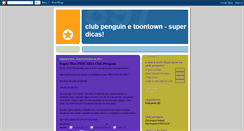 Desktop Screenshot of clubpenguinetoontown-superdicas.blogspot.com