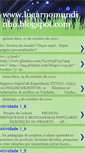 Mobile Screenshot of lugarnomundinho.blogspot.com