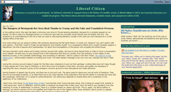 Desktop Screenshot of liberalcitizen.blogspot.com