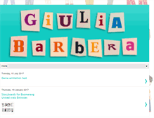 Tablet Screenshot of giuliabarbera.blogspot.com