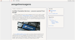 Desktop Screenshot of anngelmensagens.blogspot.com