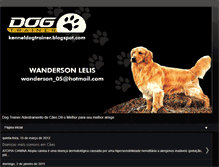 Tablet Screenshot of kenneldogtrainer.blogspot.com