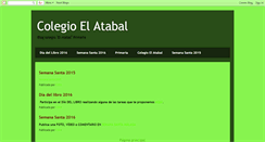 Desktop Screenshot of colegioelatabal.blogspot.com